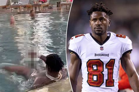 antonio brown pool|Antonio Brown Flashing Guests At Hotel Pool